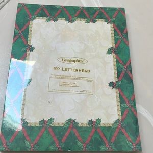 2 packs of Geographics Holiday letterhead